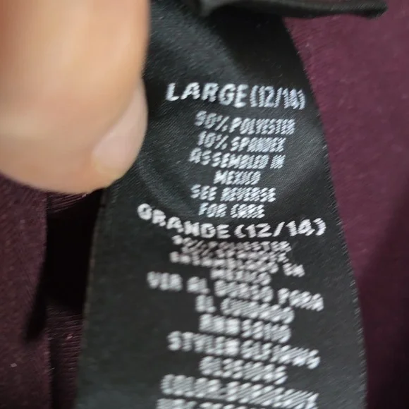 Velvet Burgundy Two-Piece Set GEORGE - Picture 7 of 8